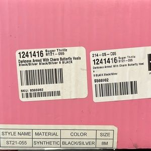 Dolls kill
Darkness Armed With Charm Butterfly Heel